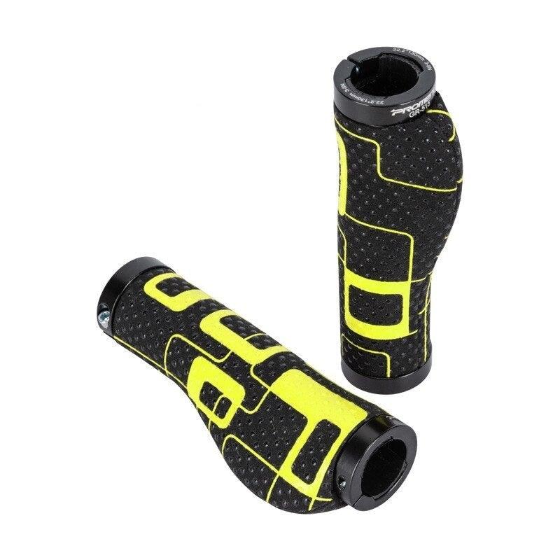Anti-Slip Handle Bicycle Grips Cuffs Handles For Bicycle Handlebar On The Bike Grips New Generation Bike Handlebar Grip Soft Gel Inserts Shock Resistance Ergonomics Comfort Design Stevvex