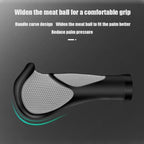 Anti-Slip Handle Bicycle Grips Cuffs Handles For Bicycle Handlebar On The Bike Grips New Generation Bike Handlebar Grip Soft Gel Inserts Shock Resistance Ergonomics Comfort Design Stevvex