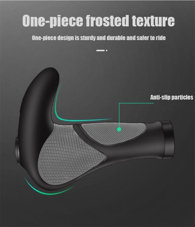 Anti-Slip Handle Bicycle Grips Cuffs Handles For Bicycle Handlebar On The Bike Grips New Generation Bike Handlebar Grip Soft Gel Inserts Shock Resistance Ergonomics Comfort Design Stevvex