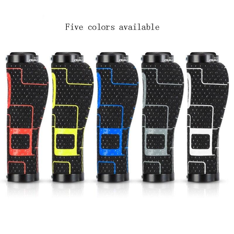 Anti-Slip Handle Bicycle Grips Cuffs Handles For Bicycle Handlebar On The Bike Grips New Generation Bike Handlebar Grip Soft Gel Inserts Shock Resistance Ergonomics Comfort Design Stevvex