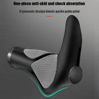 Anti-Slip Handle Bicycle Grips Cuffs Handles For Bicycle Handlebar On The Bike Grips New Generation Bike Handlebar Grip Soft Gel Inserts Shock Resistance Ergonomics Comfort Design Stevvex