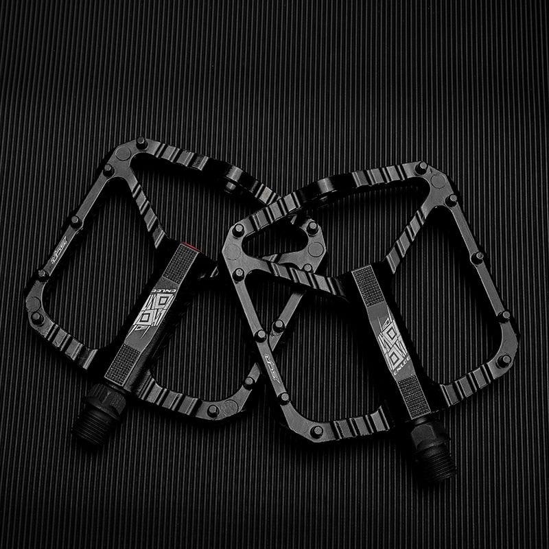 Anti-Slip Ultra-light Bicycle Pedal Quick Release Pedal Flat Bearing Pedal Suitable For Mountain Road Bike Accessories Mountain Bike Pedals Nylon Composition Bicycle Pedals With Wide Flat Platform Stevvex