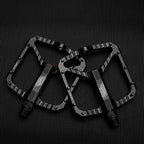 Anti-Slip Ultra-light Bicycle Pedal Quick Release Pedal Flat Bearing Pedal Suitable For Mountain Road Bike Accessories Mountain Bike Pedals Nylon Composition Bicycle Pedals With Wide Flat Platform Stevvex
