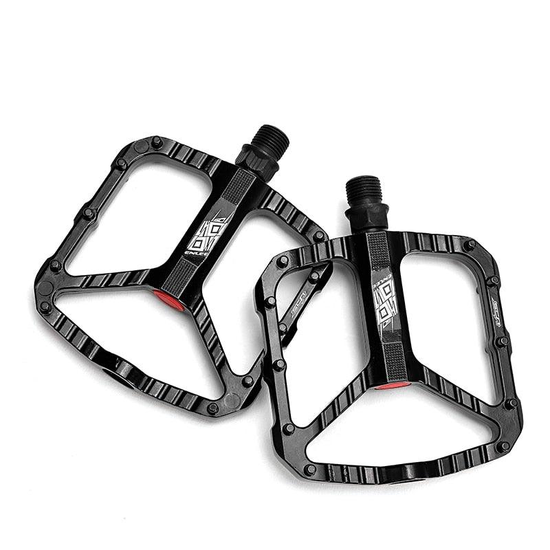 Anti-Slip Ultra-light Bicycle Pedal Quick Release Pedal Flat Bearing Pedal Suitable For Mountain Road Bike Accessories Mountain Bike Pedals Nylon Composition Bicycle Pedals With Wide Flat Platform Stevvex