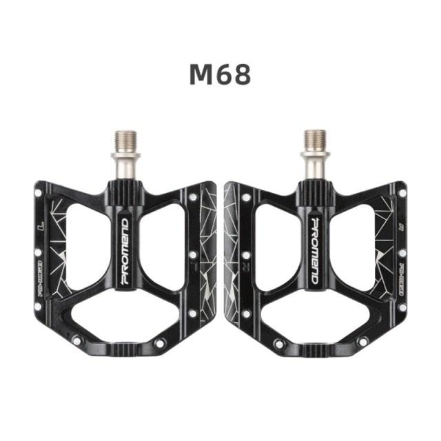 Anti-slip Ultralight Bicycle Pedal Quick Release Pedal Flat 3 Bearings Pedal for Mountain Road Bike Accessories 3 Bearings Mountain Bike Pedals Platform Bicycle Flat Alloy Pedals Pedals Non-Slip Alloy Flat Pedals Stevvex