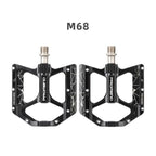 Anti-slip Ultralight Bicycle Pedal Quick Release Pedal Flat 3 Bearings Pedal for Mountain Road Bike Accessories 3 Bearings Mountain Bike Pedals Platform Bicycle Flat Alloy Pedals Pedals Non-Slip Alloy Flat Pedals Stevvex