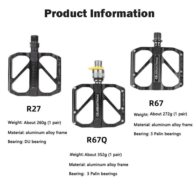 Anti-slip Ultralight Bicycle Pedal Quick Release Pedal Flat 3 Bearings Pedal for Mountain Road Bike Accessories 3 Bearings Mountain Bike Pedals Platform Bicycle Flat Alloy Pedals Pedals Non-Slip Alloy Flat Pedals Stevvex
