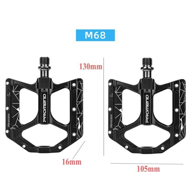 Anti-slip Ultralight Bicycle Pedal Quick Release Pedal Flat 3 Bearings Pedal For Mountain Road Bike Accessories Bike Pedals Mountain Bicycle Pedal Sets Aluminum Alloy Double DU Bike Accessories Stevvex