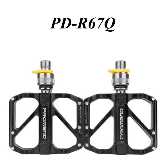 Anti-slip Ultralight Bicycle Pedal Quick Release Pedal Flat 3 Bearings Pedal For Mountain Road Bike Accessories Bike Pedals Mountain Bicycle Pedal Sets Aluminum Alloy Double DU Bike Accessories Stevvex