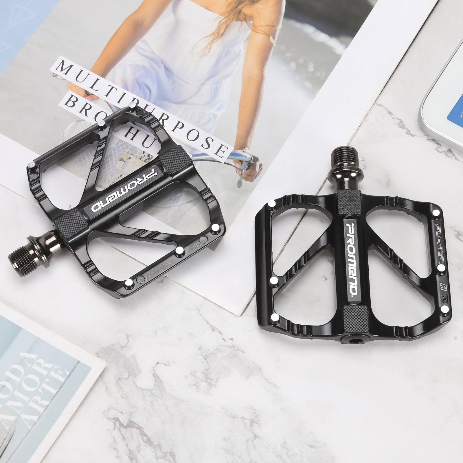 Anti-slip Ultralight Bicycle Pedal Quick Release Pedal Flat 3 Bearings Pedal For Mountain Road Bike Accessories Bike Pedals Mountain Bicycle Pedal Sets Aluminum Alloy Double DU Bike Accessories Stevvex