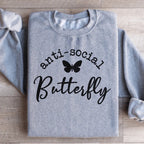Anti Social Butterfly Sweatshirt Peachy Sunday