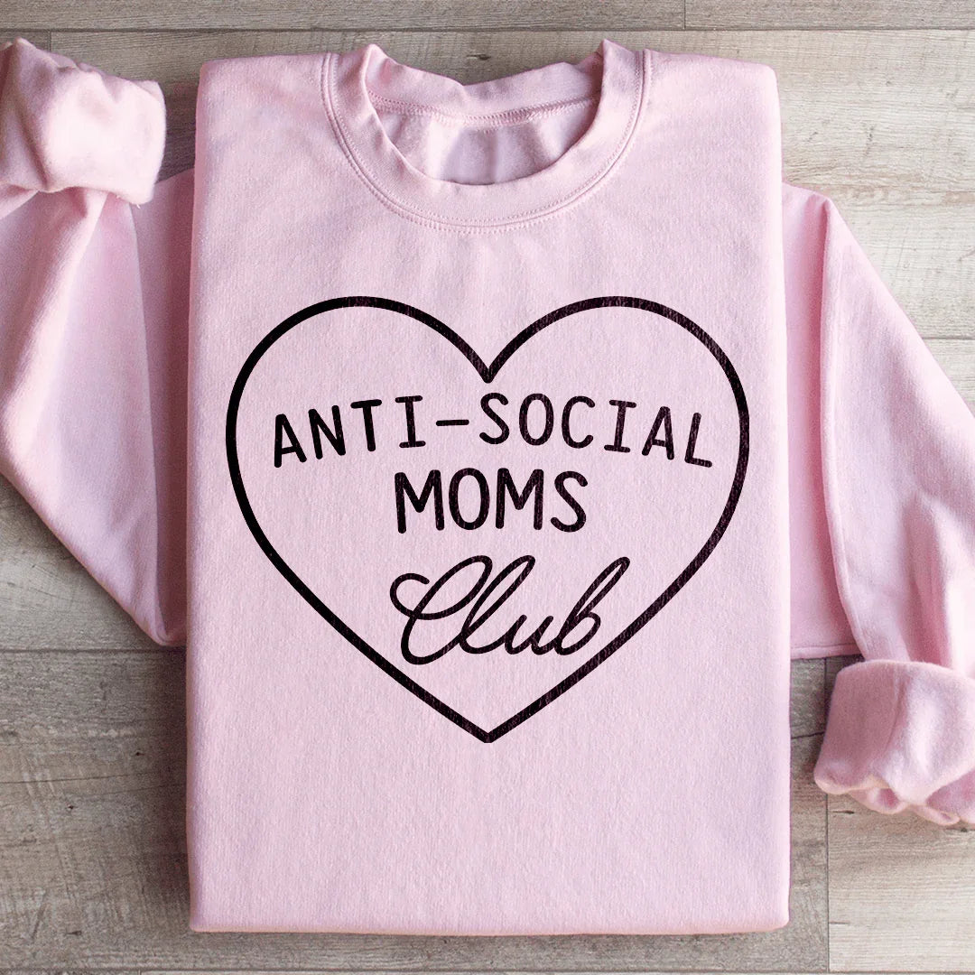 Anti-Social Moms Club Sweatshirt Peachy Sunday
