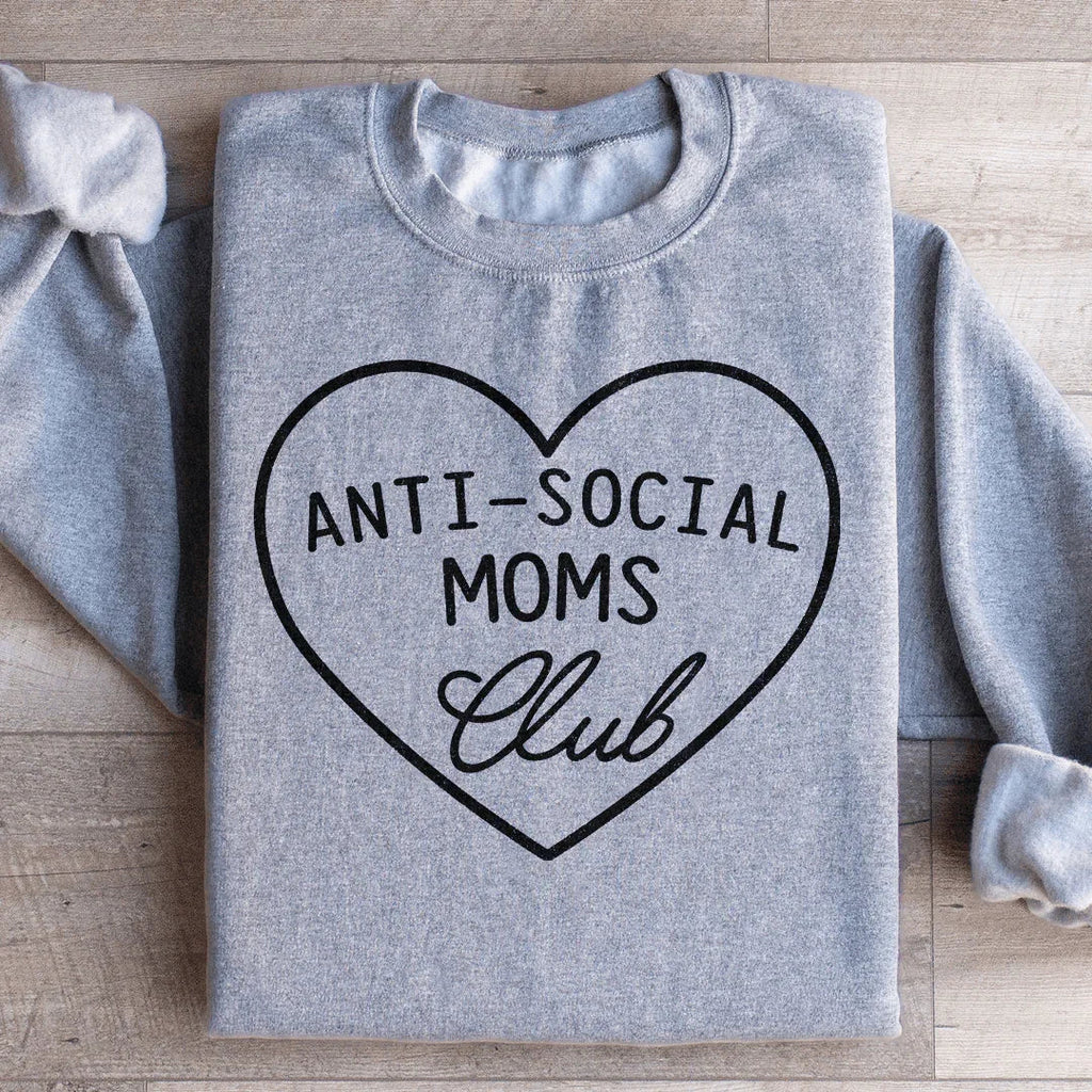 Anti-Social Moms Club Sweatshirt Peachy Sunday