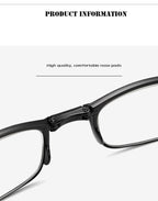 Anti UV Glare Eyestrain Foldable Computer Spring Hinge Readers For Women And  Man Reading Glasses Retro Folding Spectacles Luxury Frame And TR Glasses Blue Light Readers+1.0 +1.5 +2.0 +2.5 +3.0 +3.5 +4.0 Stevvex