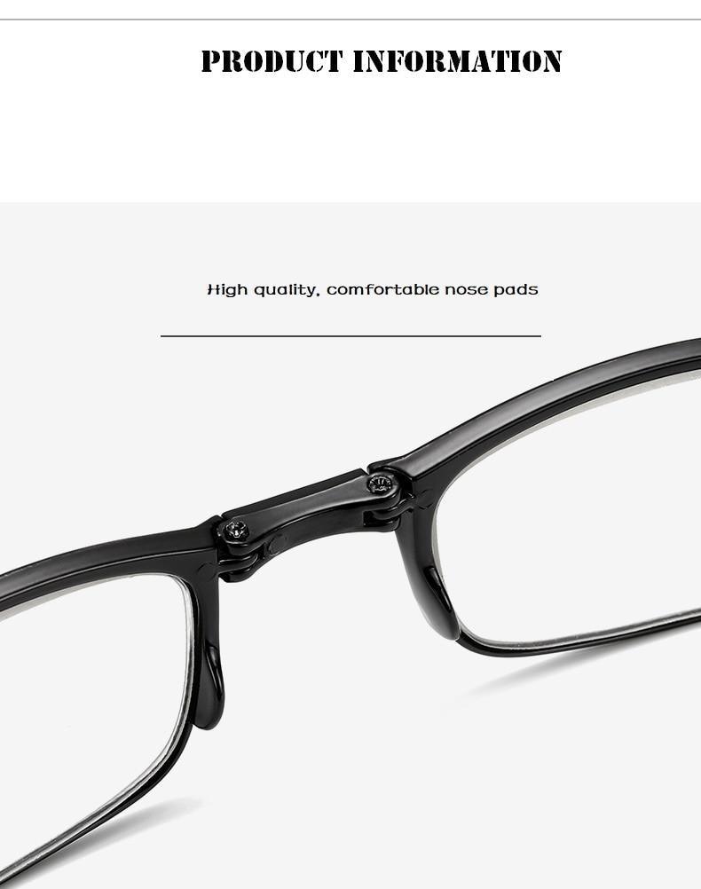 Anti UV Glare Eyestrain Foldable Computer Spring Hinge Readers For Women And  Man Reading Glasses Retro Folding Spectacles Luxury Frame And TR Glasses Blue Light Readers+1.0 +1.5 +2.0 +2.5 +3.0 +3.5 +4.0 Stevvex