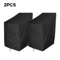 Anti-UV Snow Dust Wind-Proof Tear-Proof Anti-Fading Furniture Cover Chair Dust Cover Storage Bag Outdoor Garden Patio Furniture Protector Waterproof Dustproof Chair Seat Protection Cover Stevvex