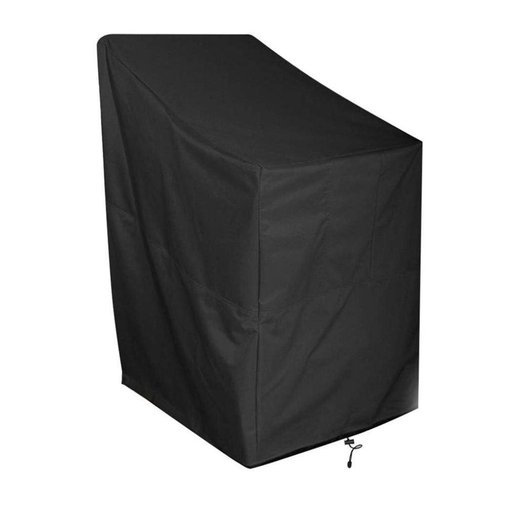 Anti-UV Snow Dust Wind-Proof Tear-Proof Anti-Fading Furniture Cover Chair Dust Cover Storage Bag Outdoor Garden Patio Furniture Protector Waterproof Dustproof Chair Seat Protection Cover Stevvex
