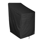 Anti-UV Snow Dust Wind-Proof Tear-Proof Anti-Fading Furniture Cover Chair Dust Cover Storage Bag Outdoor Garden Patio Furniture Protector Waterproof Dustproof Chair Seat Protection Cover Stevvex