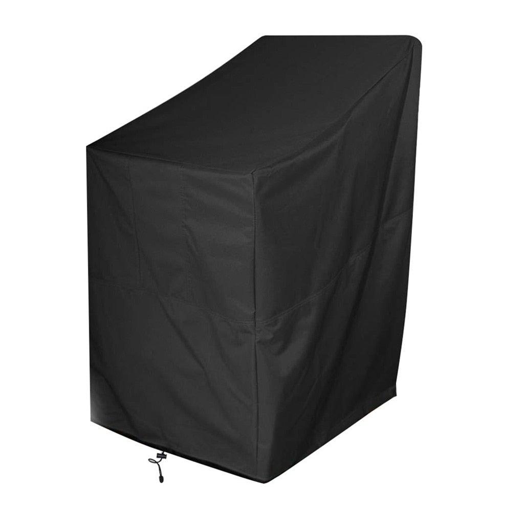 Anti-UV Snow Dust Wind-Proof Tear-Proof Anti-Fading Furniture Cover Chair Dust Cover Storage Bag Outdoor Garden Patio Furniture Protector Waterproof Dustproof Chair Seat Protection Cover Stevvex