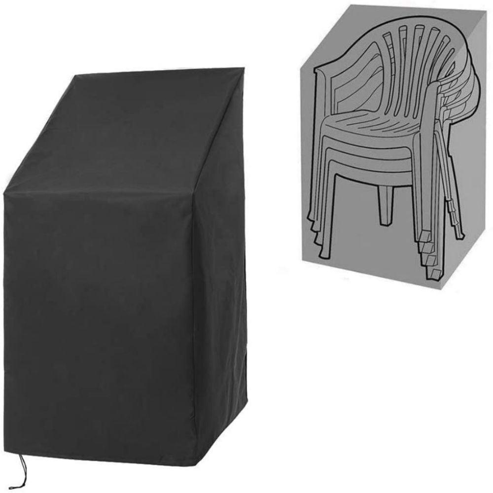 Anti-UV Snow Dust Wind-Proof Tear-Proof Anti-Fading Furniture Cover Chair Dust Cover Storage Bag Outdoor Garden Patio Furniture Protector Waterproof Dustproof Chair Seat Protection Cover Stevvex