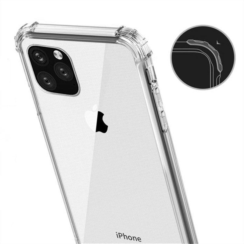 Anti-Yellow Clear Soft Case for Iphone 14 Pro Max 12 11 13 Pro 14 Plus Shockproof Mobile Phone Cover for Iphone14 Slim Soft Edge Shockproof Protective Case for iPhone Stevvex