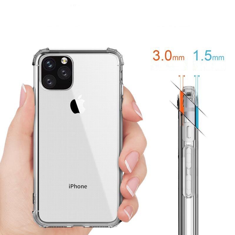 Anti-Yellow Clear Soft Case for Iphone 14 Pro Max 12 11 13 Pro 14 Plus Shockproof Mobile Phone Cover for Iphone14 Slim Soft Edge Shockproof Protective Case for iPhone Stevvex