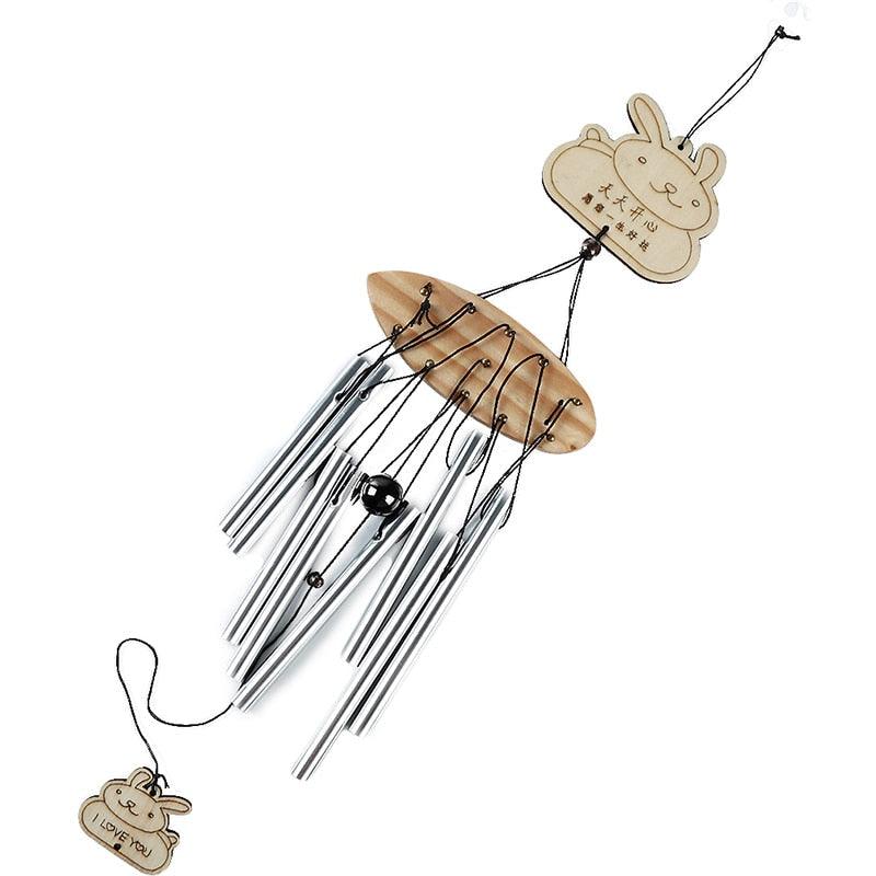 Antique Resonant Tubes  Wind Chimes with S Hook Quality Gift For Garden Patio Balcony And Indoor Decor Wind Chime Bells Hanging Living Bed Home Decor Gift Car Outdoor Yard Garden Deco Wind Chimes Stevvex