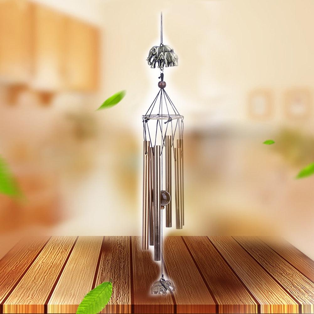 Antique Wind Chimes Amazing Grace Deep Tuned Amazing Grace Bells Wind-chime Chapel Bells Resonant Door Wall Hanging Home Décor Deep Tone Resonant Sound Church Bell Wind Chime Stevvex