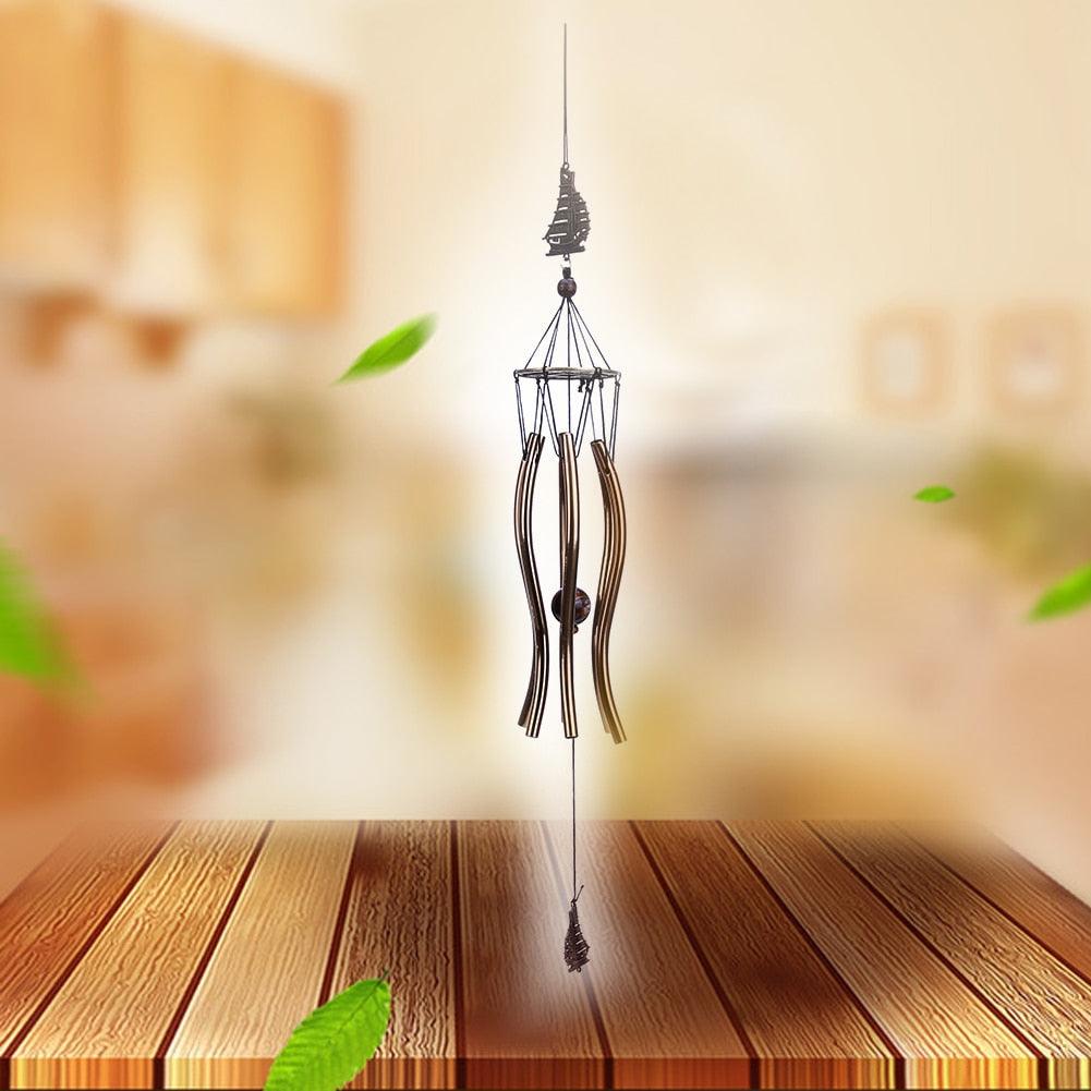 Antique Wind Chimes Amazing Grace Deep Tuned Amazing Grace Bells Wind-chime Chapel Bells Resonant Door Wall Hanging Home Décor Deep Tone Resonant Sound Church Bell Wind Chime Stevvex