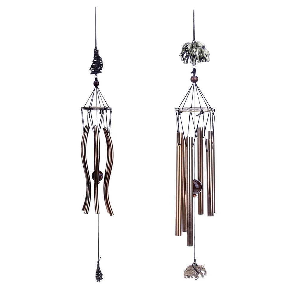 Antique Wind Chimes Amazing Grace Deep Tuned Amazing Grace Bells Wind-chime Chapel Bells Resonant Door Wall Hanging Home Décor Deep Tone Resonant Sound Church Bell Wind Chime Stevvex