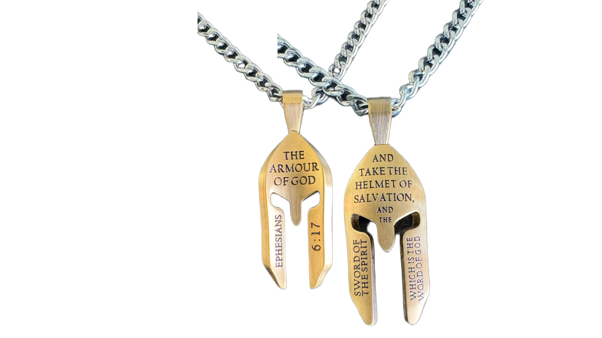 Gold Helmet Necklace KingdomWear