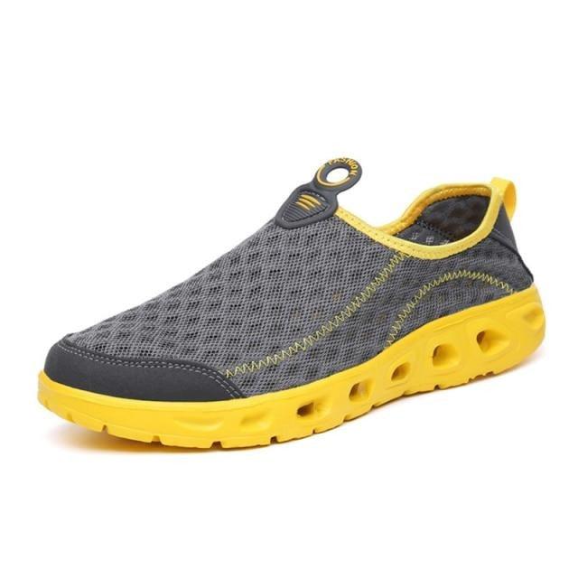 Aqua Shoes Unisex Casual Fashion Mesh Breathable Quick Dry Outdoor Rubber Sole Slip Water Shoes For Beach Water Sports Lightweight Slip On Walking Shoes Stevvex