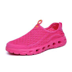 Aqua Shoes Unisex Casual Fashion Mesh Breathable Quick Dry Outdoor Rubber Sole Slip Water Shoes For Beach Water Sports Lightweight Slip On Walking Shoes Stevvex