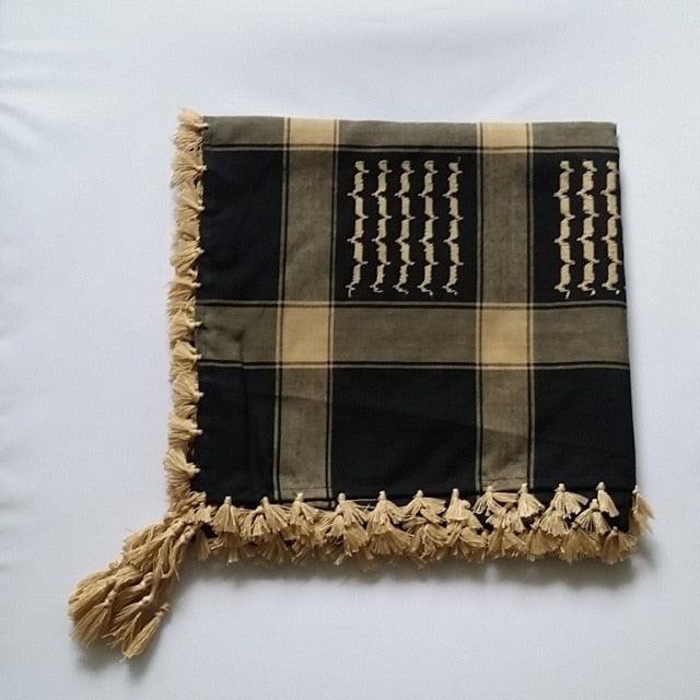 Arab Scarf Shawl Keffiyeh Wrap Shemagh Scarf Mask Cycling Shawl Neck Cover Man Woman Hiking Sunshade Head Wrap Men Scarf Shawl Wrap Pattern of Arab Shemagh Keffiyeh Men Arab Kufiyah Keffiyeh Arabic Muslim Head Wrap Stevvex