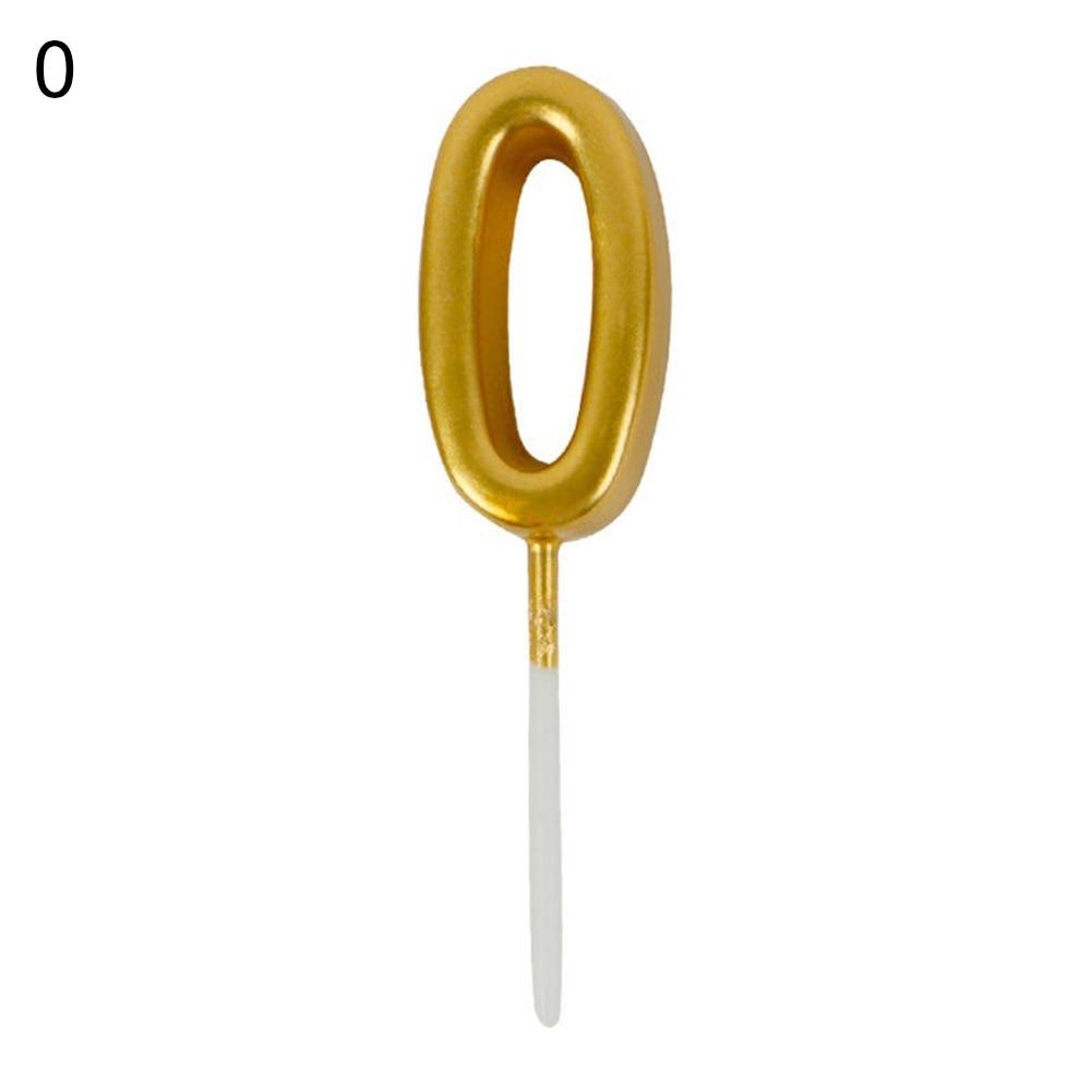Arabic Number 0-9 Wax Candles Number Candles Cake Numeral Candles Number 0-9 Glitter Cake Topper Decoration For Birthday Wedding Reunion Theme Part Digital Cake Topper Kids Children Party Happy Birthday Ornament Cakes Top Decoration Accessories Stevvex