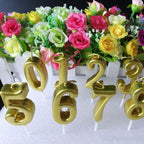 Arabic Number 0-9 Wax Candles Number Candles Cake Numeral Candles Number 0-9 Glitter Cake Topper Decoration For Birthday Wedding Reunion Theme Part Digital Cake Topper Kids Children Party Happy Birthday Ornament Cakes Top Decoration Accessories Stevvex