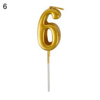 Arabic Number 0-9 Wax Candles Number Candles Cake Numeral Candles Number 0-9 Glitter Cake Topper Decoration For Birthday Wedding Reunion Theme Part Digital Cake Topper Kids Children Party Happy Birthday Ornament Cakes Top Decoration Accessories Stevvex
