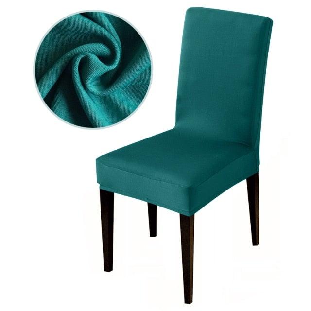 Armless Removable Washable Elastic Dinner Universal Spandex Solid Chair Slip Covers Set Colors For Choice Universal Size Chair Cover Stevvex