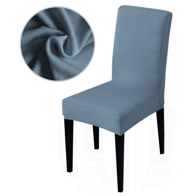 Armless Removable Washable Elastic Dinner Universal Spandex Solid Chair Slip Covers Set Colors For Choice Universal Size Chair Cover Stevvex
