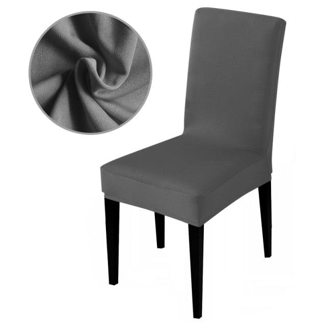Armless Removable Washable Elastic Dinner Universal Spandex Solid Chair Slip Covers Set Colors For Choice Universal Size Chair Cover Stevvex