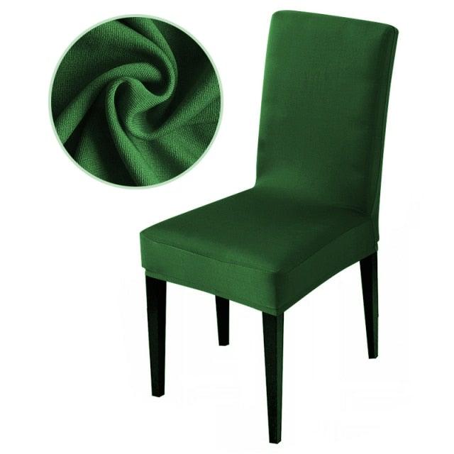 Armless Removable Washable Elastic Dinner Universal Spandex Solid Chair Slip Covers Set Colors For Choice Universal Size Chair Cover Stevvex