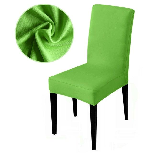 Armless Removable Washable Elastic Dinner Universal Spandex Solid Chair Slip Covers Set Colors For Choice Universal Size Chair Cover Stevvex