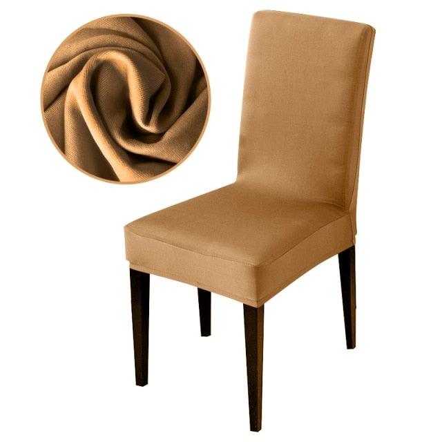 Armless Removable Washable Elastic Dinner Universal Spandex Solid Chair Slip Covers Set Colors For Choice Universal Size Chair Cover Stevvex