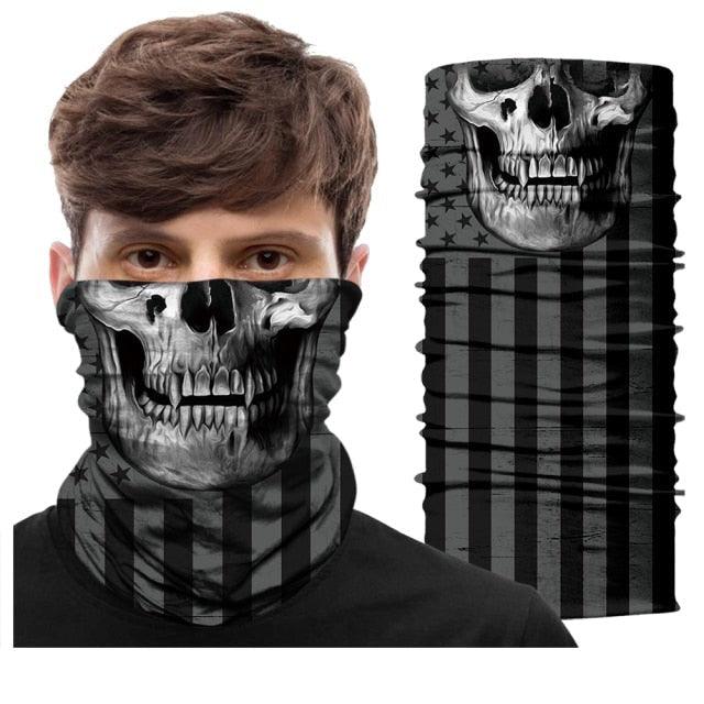 Army Camo Bandana Scarf Skull Balaclava Neck Buff Hunting Facemask Ski Mask Women Men Neck Gaiter Cover Turban Multipurpose Balaclava Elastic UV Face Shields for Women Gaiter Headband Shemagh Washable Cloth Bandanas Women Men Stevvex