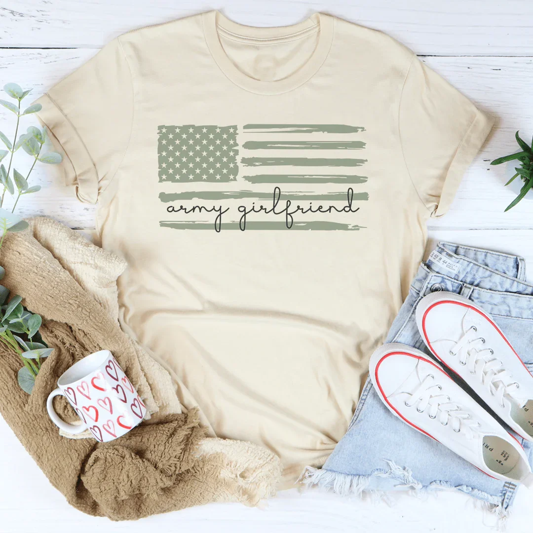 Army Girlfriend Tee Peachy Sunday