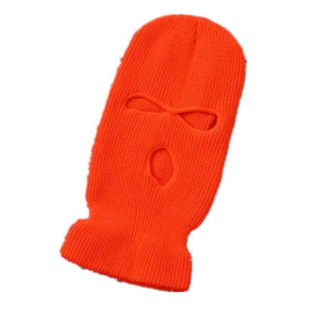 Army Tactical Mask 3 Hole Full Face Mask Ski Mask Winter Cap Balaclava Motorbike Motorcycle Helmet Full Helmet Neck Gaiter, Winter Balaclava Warm Knit Beanie for Outdoor Sports Outdoor Full Face Cover Thermal Ski Mask Stevvex
