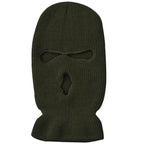 Army Tactical Mask 3 Hole Full Face Mask Ski Mask Winter Cap Balaclava Motorbike Motorcycle Helmet Full Helmet Neck Gaiter, Winter Balaclava Warm Knit Beanie for Outdoor Sports Outdoor Full Face Cover Thermal Ski Mask Stevvex
