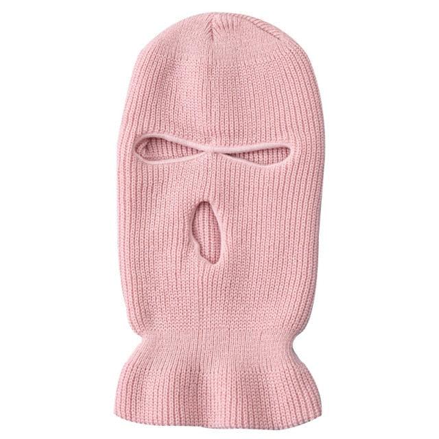 Army Tactical Mask 3 Hole Full Face Mask Ski Mask Winter Cap Balaclava Motorbike Motorcycle Helmet Full Helmet Neck Gaiter, Winter Balaclava Warm Knit Beanie for Outdoor Sports Outdoor Full Face Cover Thermal Ski Mask Stevvex
