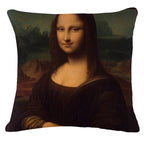 Art Renaissance Print Cushion Cover Throw Pillow Cover Home Decorative Cushion Case Beautiful Painting Art Pillow Case Home Decorative Sofa Car Chair Throw Pillow Case 45x45CM