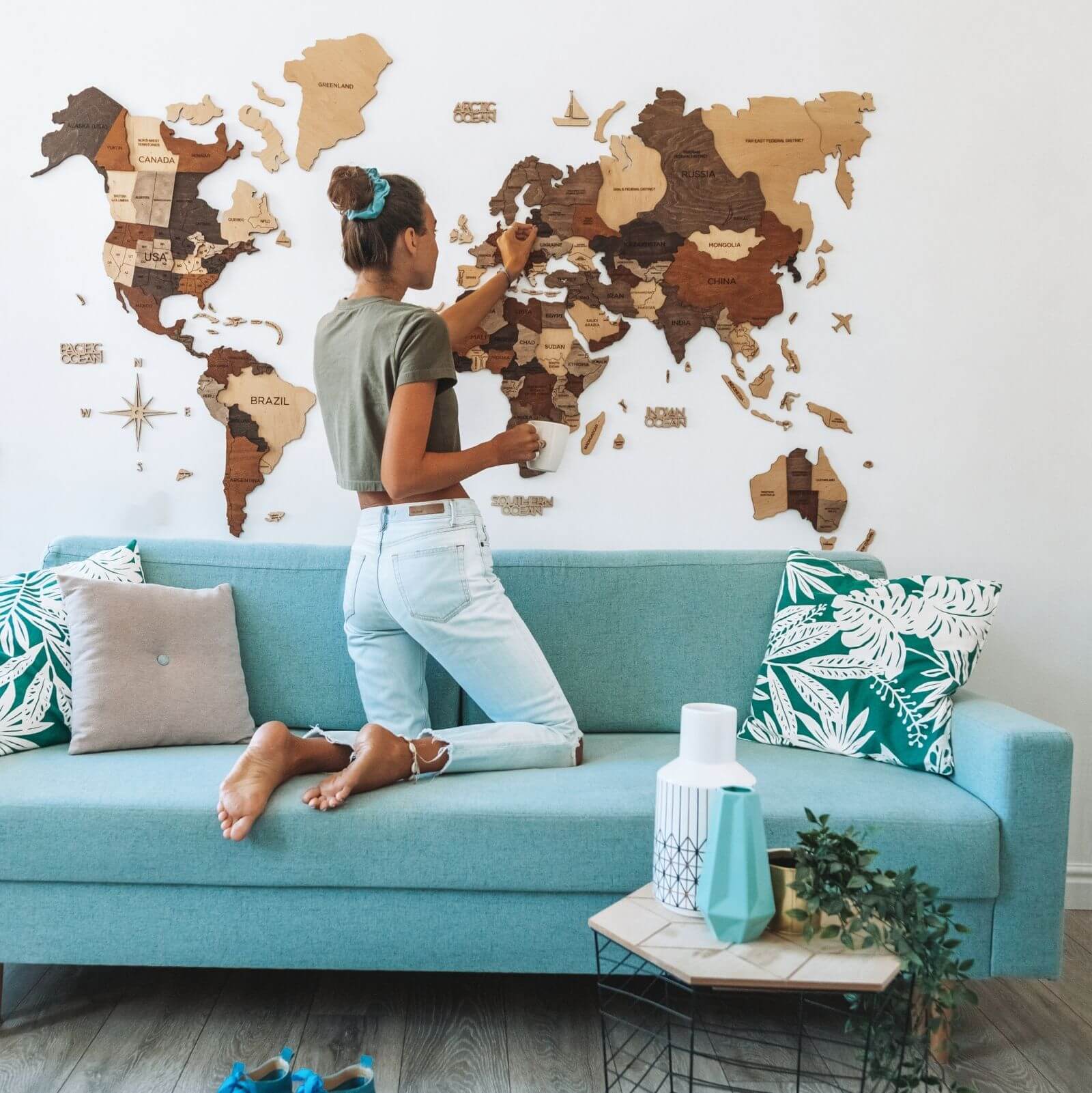 Unique Wall Art for Living Room Enjoy The Wood